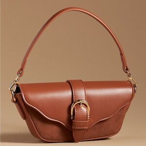 Anthropologie Delilah Bag: Suede Buckle Edition